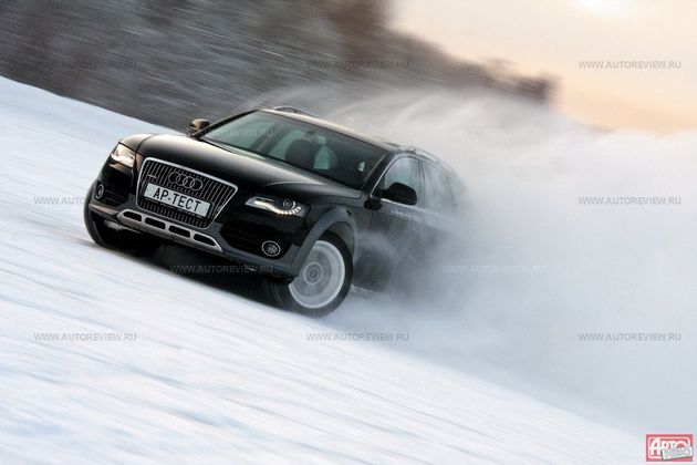 Audi A4 Allroad азартен даже с неотключаемой системой стабилизации. Но ездовой привкус Subaru острее!