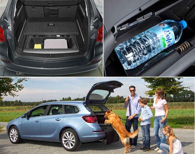 В отличие от хэтчбека, "полку-пол" в багажнике универсала нельзя устанавливать в нескольких положениях для увеличения вариантов расположения багажа. Вместо этого, у "Спортс Турера" на боковых стенках установлен крепеж, с помощью которого сетку в грузовом отделении можно закрепить практически в любом положении. Кроме того, поддон багажника мож
</div>

<div class=