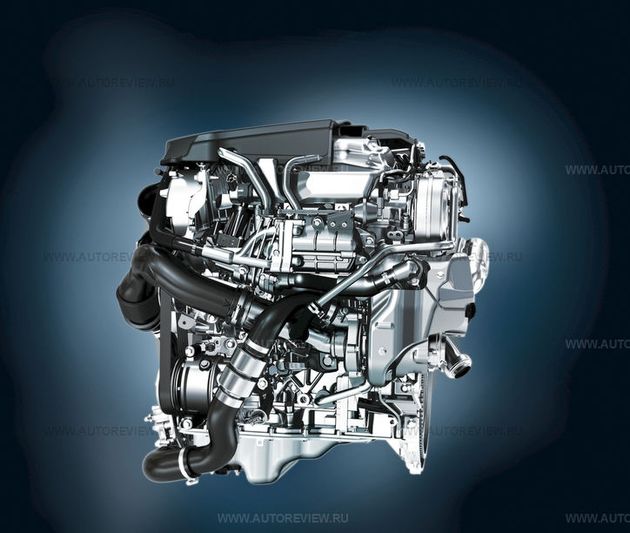 Новый трехлитровый 275-сильный битурбодизель AJ-V6D Gen III — это плод глубокой модернизации старой 24-клапанной V-образной «шестерки» Ford/Peugeot объемом 2,7 л (204 л.с.) с чугунным блоком. Помимо увеличения рабочего объема и давления впрыска топлива до 2000 бар оптимизировали работу двух турбин: до 2800 об/мин трудится только одна, с изменяемой геометрией, а вторая, с жесткой фиксацией лопаток, раскручивается выхлопными газами лишь на более высоких оборотах. Пиковое давление наддува возросло на 33%, и, что еще важнее, — выровнялась моментная характеристика двигателя